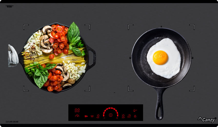 Bếp điện từ đôi Canzy CZ-ML883H