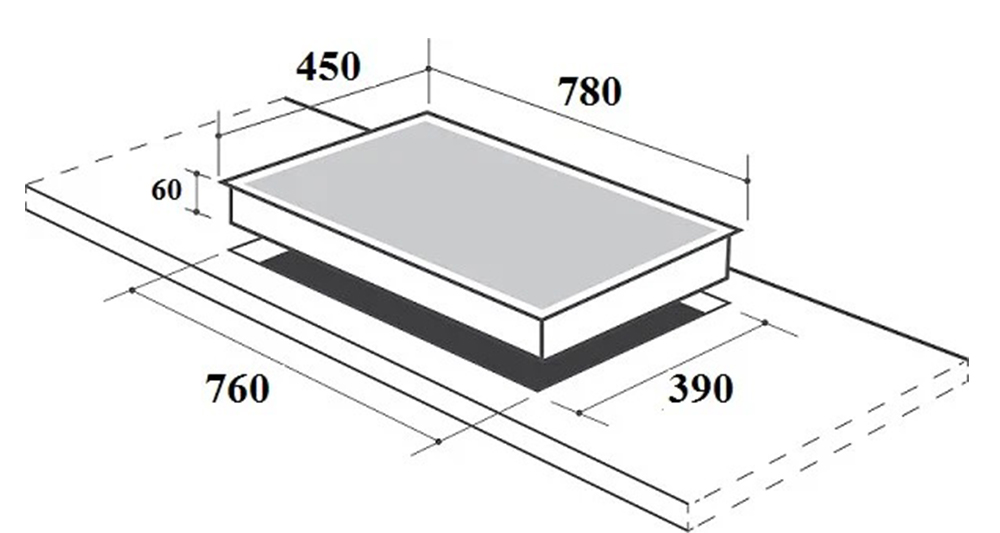 Bếp hồng ngoại điện từ Canzy CZ-ML86GB