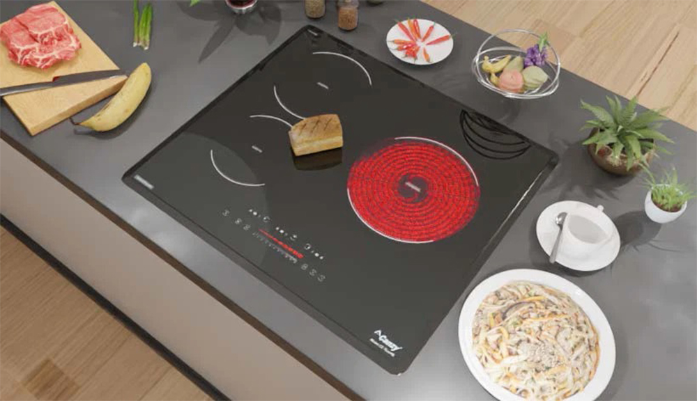 Bếp ba hồng ngoại điện từ Canzy CZ-TL67HB