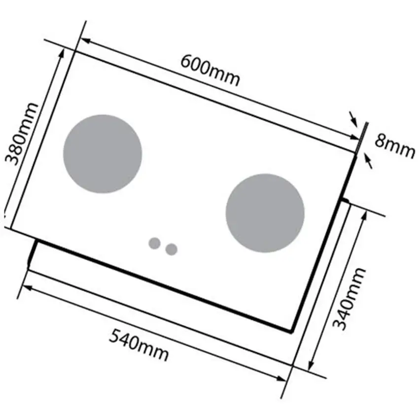 Bếp gas âm Canzy CZ-662