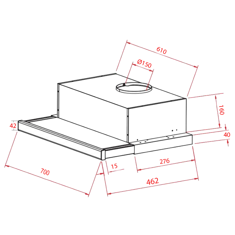 Máy hút mùi Canzy CZ 7087