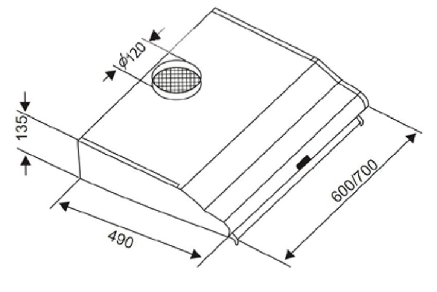 Máy hút khử mùi Canzy CO CZ-60I