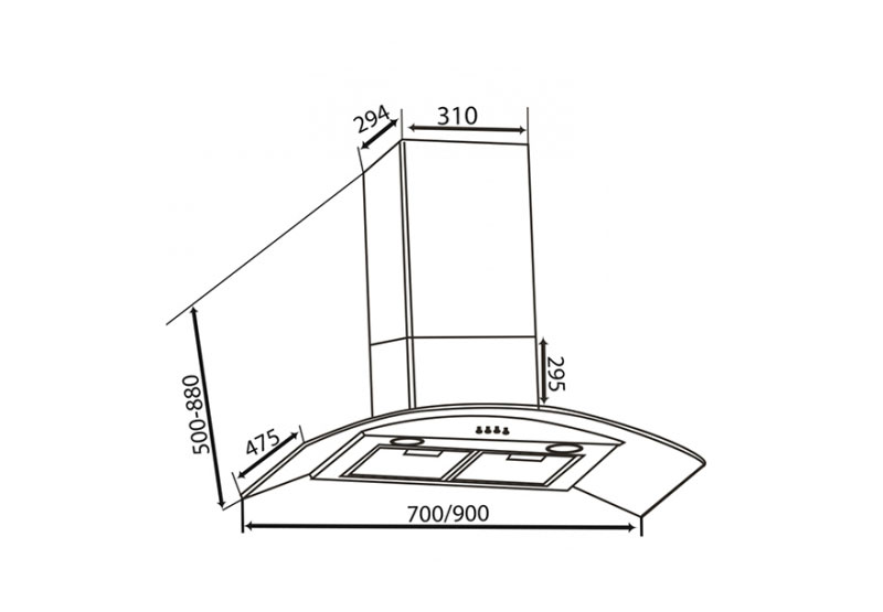 Máy hút mùi Canzy CZ-70TS